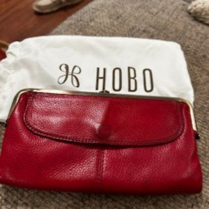 Hobo Lauren Wallet, Red